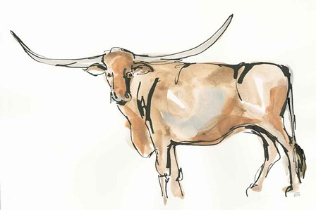 Longhorn II by Chris Paschke art print