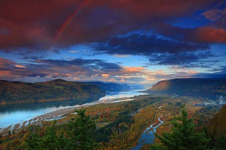 Columbia River Gorge, Oregon by Randall J. art print