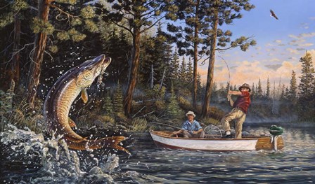 Great Muskie Moments by Terry Doughty art print