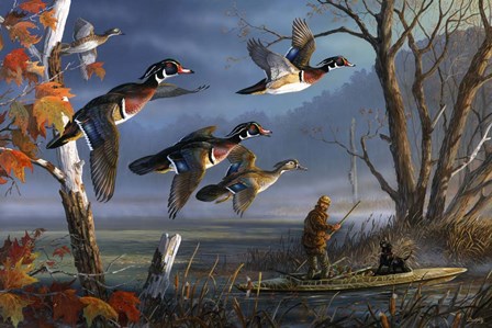 Woodies On The Wing by Terry Doughty art print