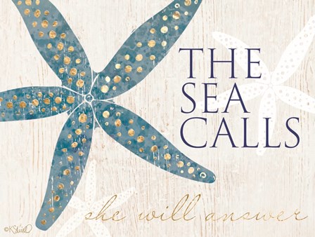 The Sea Calls by Kate Sherrill art print