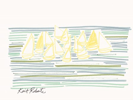 Sunday at Sea by Kait Roberts art print