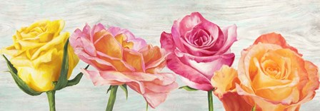 Funky Roses by Jenny Thomlinson art print