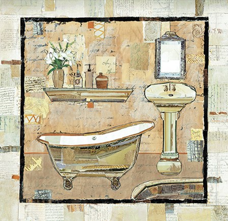 Bath Scene II by A.V. Art art print
