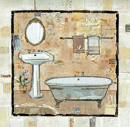 Bath Scene I by A.V. Art art print