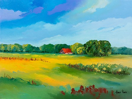Farmhouse by A.V. Art art print