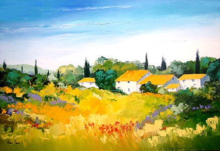 Tuscan Landscape by A.V. Art art print