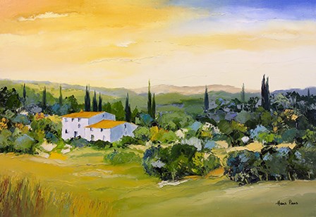 Tuscan Landscape II by A.V. Art art print