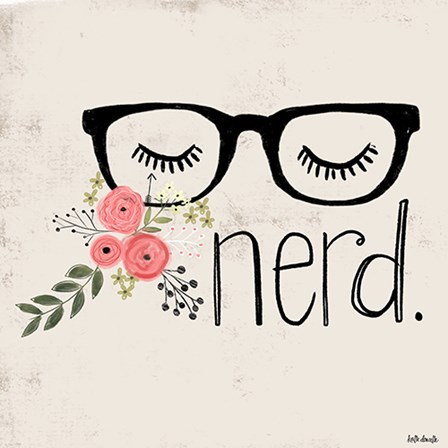 Nerd by Katie Doucette art print