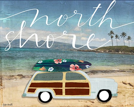 North Shore Surf Wagon by Katie Doucette art print