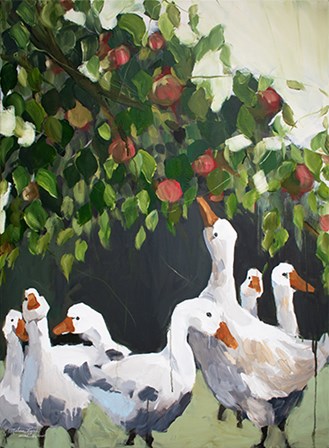 Apples and Ducks by Melissa Lyons art print