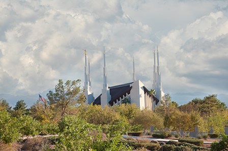 Las Vegas Temple by Ramona Murdock art print