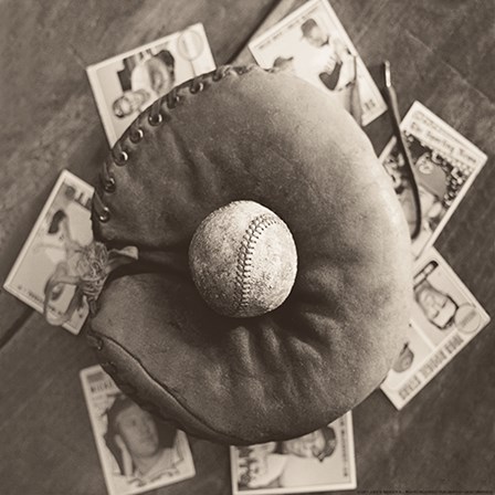 Baseball Cards by Yellow Caf&#233; art print