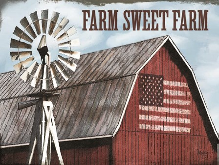 Farm Sweet Farm by Mollie B. art print