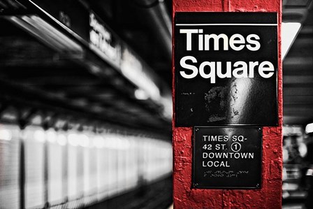 Times Square by Susan Bryant art print