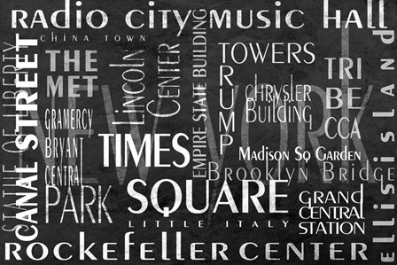 Times Square by SD Graphics Studio art print