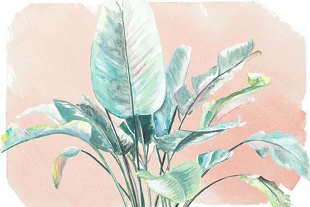 Jungle Gems on Blush II by Patricia Pinto art print