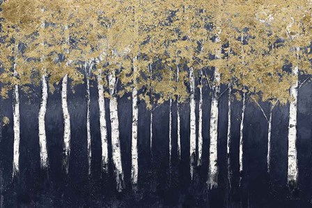 Shimmering Forest Indigo by James Wiens art print