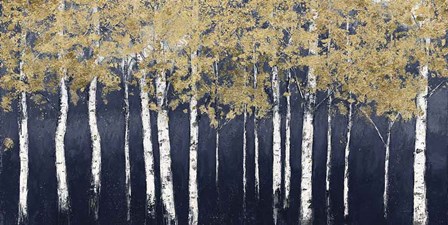 Shimmering Forest Indigo Crop by James Wiens art print
