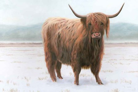 King of the Highland Fields by James Wiens art print