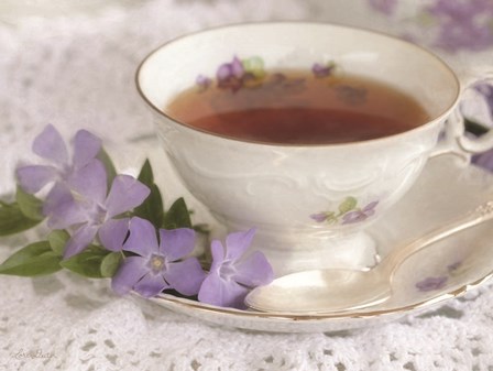 Periwinkle and Tea by Lori Deiter art print