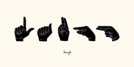 Sign Language III by Emma Scarvey art print