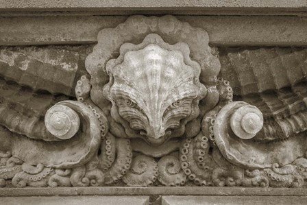 Architecture Detail in Sepia VI by Laura Denardo art print