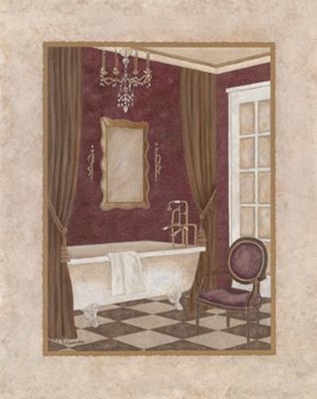 Luxury Bath II by Maria Donovan art print