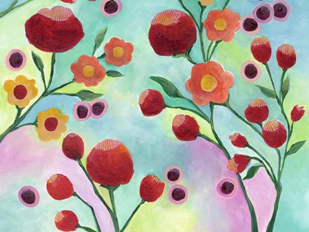 Jambalaya Floral IV by Regina Moore art print