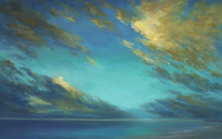 Coastal Cloudscape by Sheila Finch art print