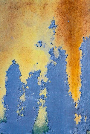 Details Of Rust And Paint On Metal 19 by Zandria Muench Beraldo / Danita Delimont art print