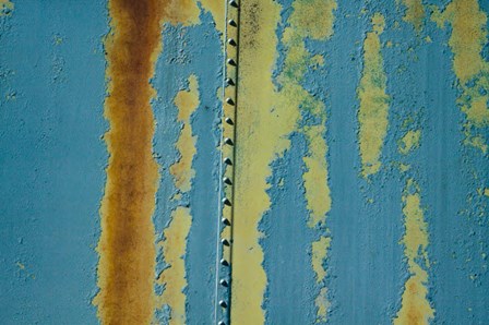 Details Of Rust And Paint On Metal 22 by Zandria Muench Beraldo / Danita Delimont art print