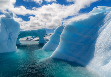 Antarctic Peninsula, Antarctica Errera Channel, Beautiful Iceberg by Yuri Choufour / DanitaDelimont art print