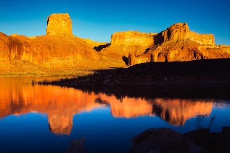 Reflection, Lake Powell National Recreation Area, Utah, Arizona by Zandria Muench Beraldo / Danita Delimont art print