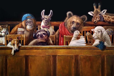 We The Jury by Lucia Heffernan art print