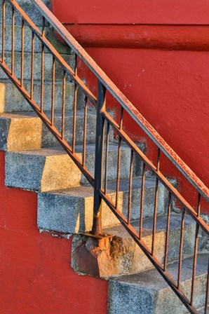 Stairs Coquille River Lighthouse, Bullards Beach State Park, Oregon by Darrell Gulin / Danita Delimont art print