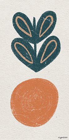 Retro Orange by Kyra Brown art print