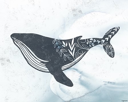 Whale by Kyra Brown art print