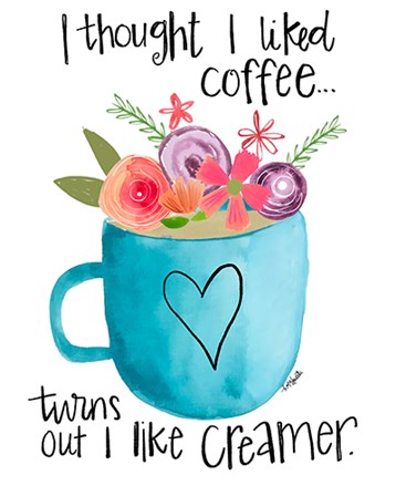 Coffee Creamer by Katie Doucette art print