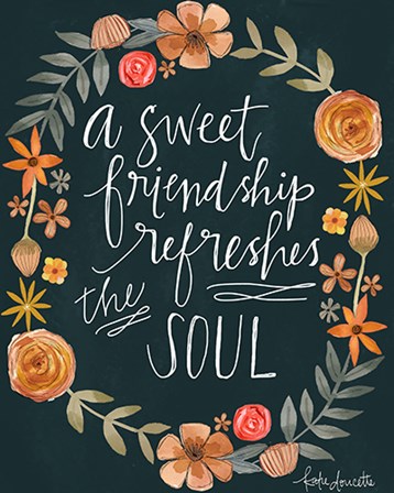 Sweet Friendship by Katie Doucette art print