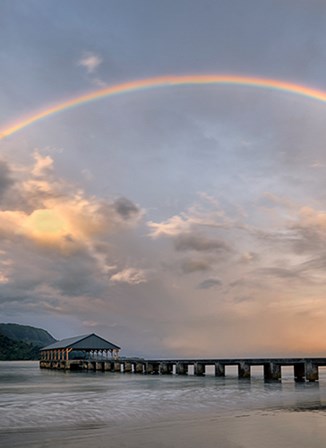 Rainbow Pier IV by Dennis Frates art print