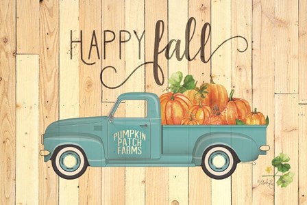 Happy Fall by Marla Rae art print