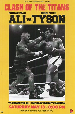 Ali vs Tyson art print