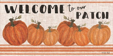 Welcome to Our Pumpkin Patch by Cindy Jacobs art print