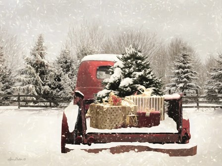 Snowy Presents by Lori Deiter art print