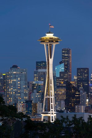 Washington State, Seattle Space Needle by Jamie &amp; Judy Wild / Danita Delimont art print