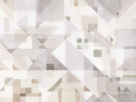 Try Angles I Neutral Sage by Danhui Nai art print