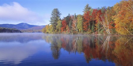 New York, Franklin Falls Pond by Panoramic Images art print