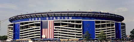 Facade Of Shea Stadium, Queens, New York by Panoramic Images art print