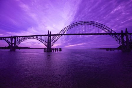 View Of Oregon City Bridge, Oregon by Panoramic Images art print